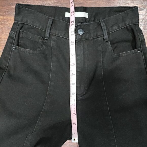 Tractr Grunge Skater 90s Y2k High Waisted Frayed Hem Denim Flare Jeans Girls' 24 - Picture 10 of 13